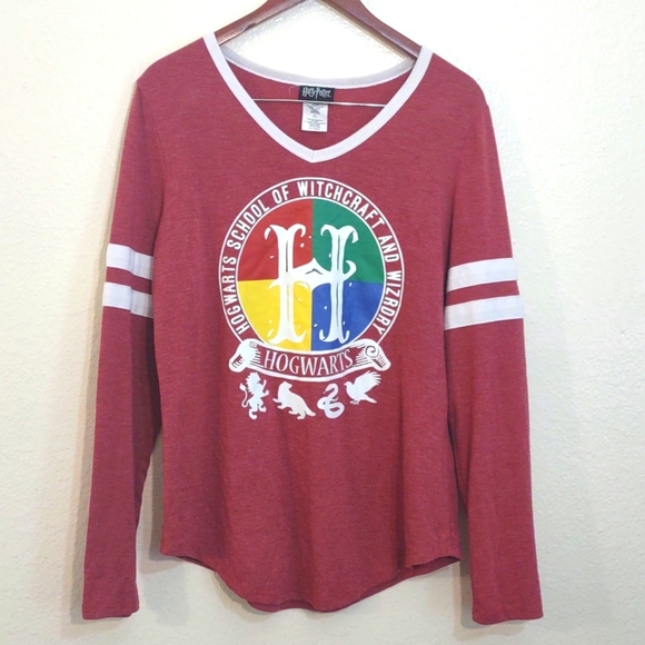 USED HARRY POTTER SWEATSHIRT WITH STAIN ON BACK OF LEFT ARM AS SEEN IN PHOTOS - Picture 1 of 7